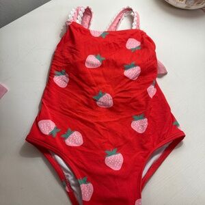 TBBC sanibel Strawberry Swimsuit 18-24 mo VGUC